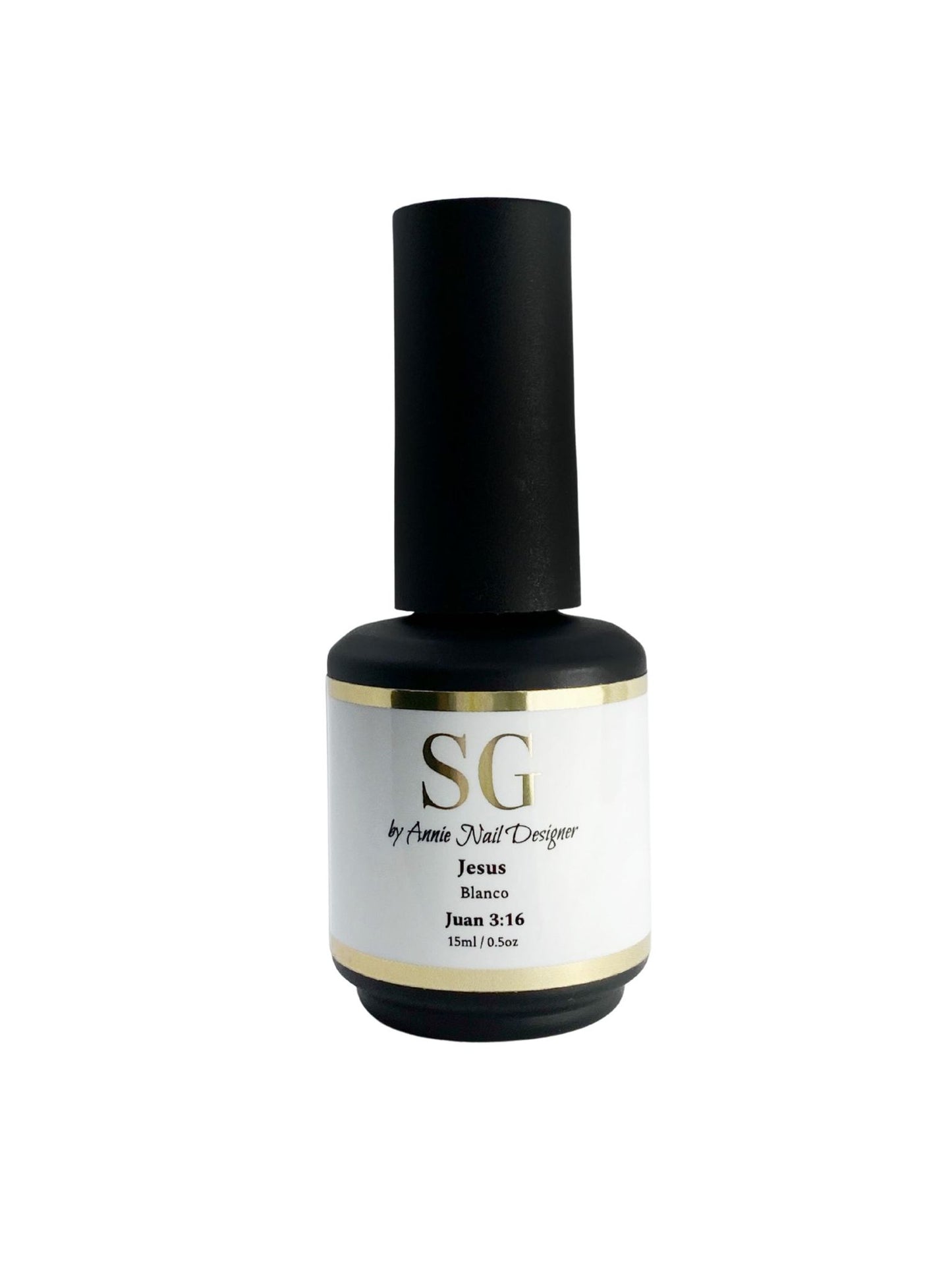 Jesus Gel Color Blanco Juan 3:16