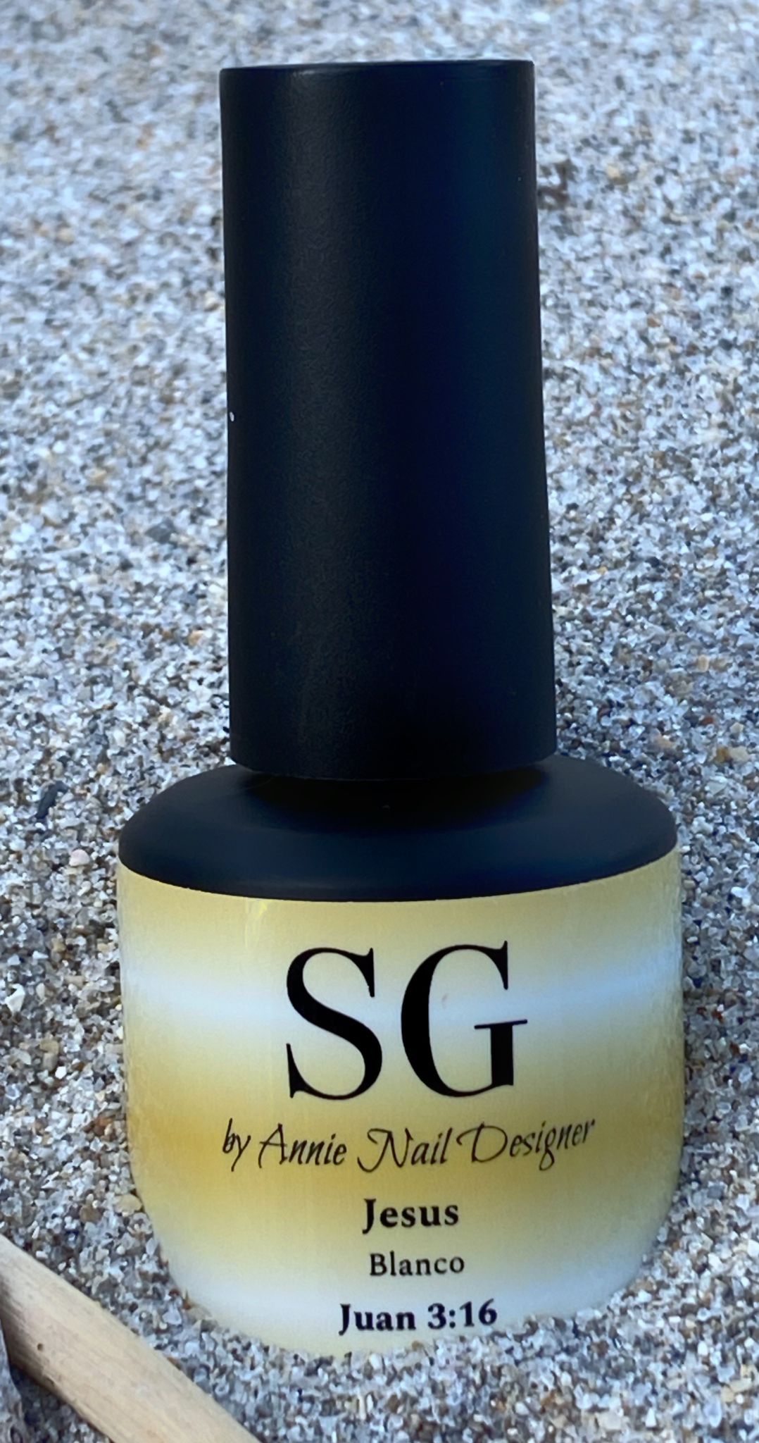 Jesus Gel Color Blanco Juan 3:16