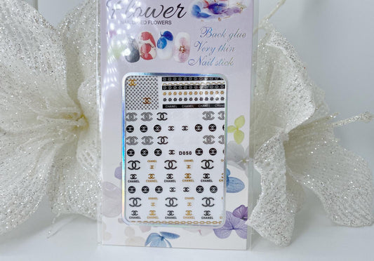 Nail Sticker Brand D050