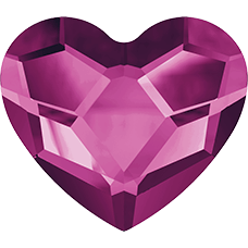 Swarovski® Heart Fuchsia Cristal