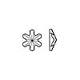 Swarovski® Rivoli Snowflake Cristal