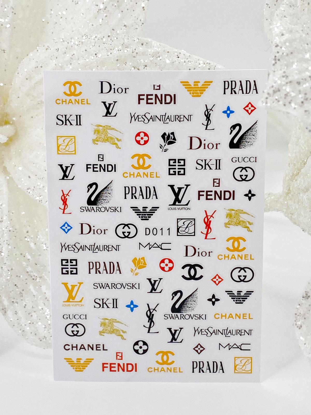 Nail Sticker D011 Brand