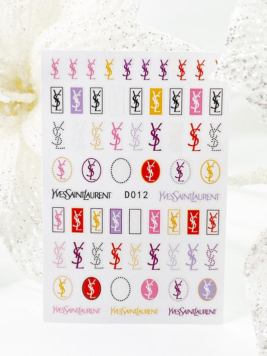 Nail Sticker D012 brand