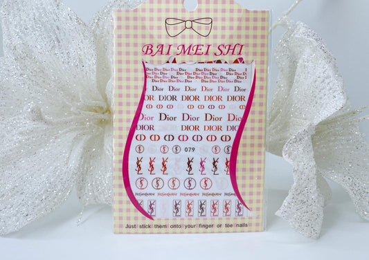 Nail Sticker Brand 079