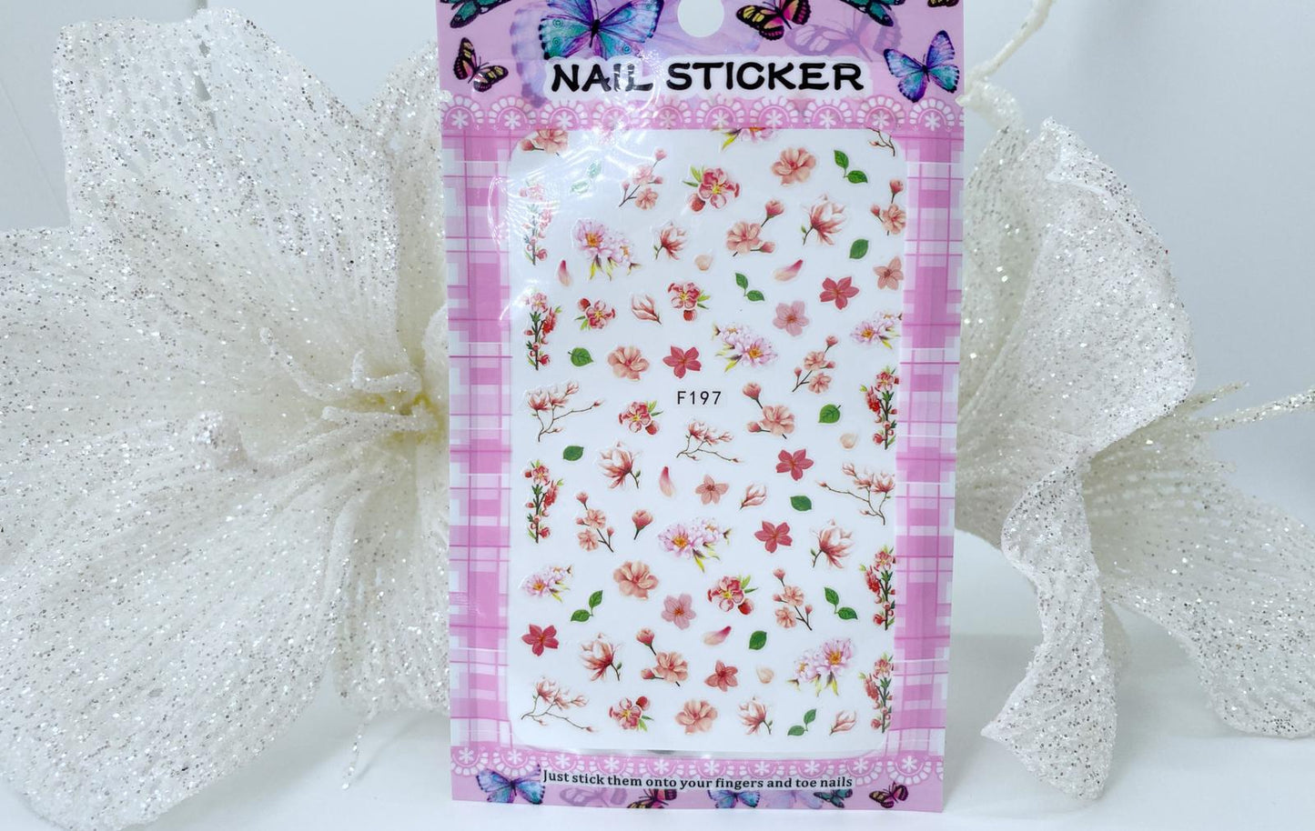 Nail Sticker Flower F197