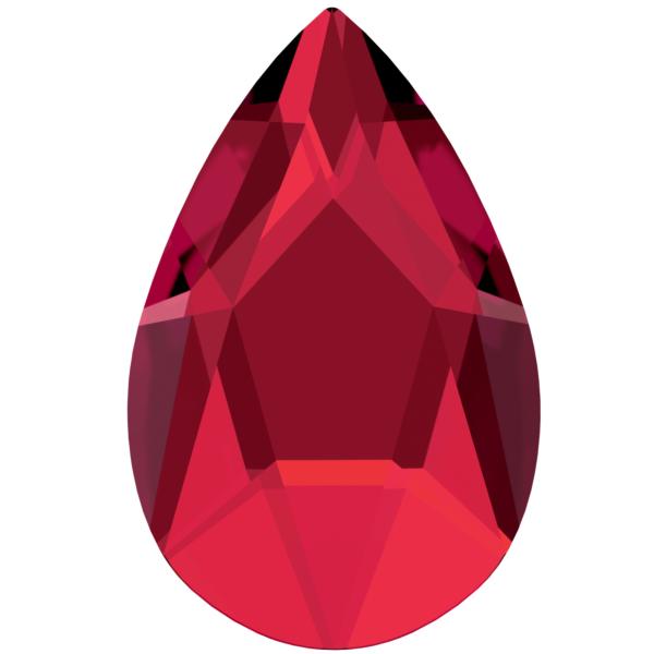 Swarovski® Pear Scarlet Cristal