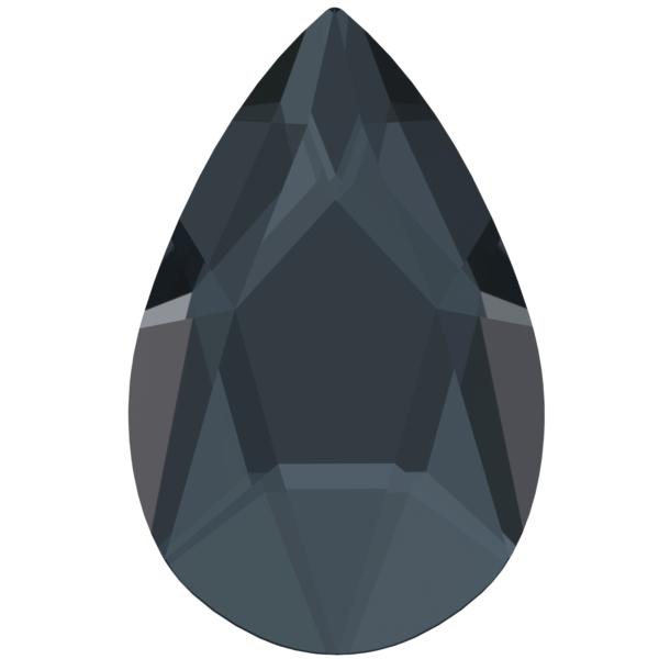 Swarovski® Pear Graphite Cristal