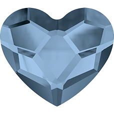 Swarovski® Heart Blue Cristal