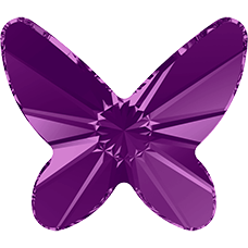 Swarovski® Butterfly Amethyst Cristal