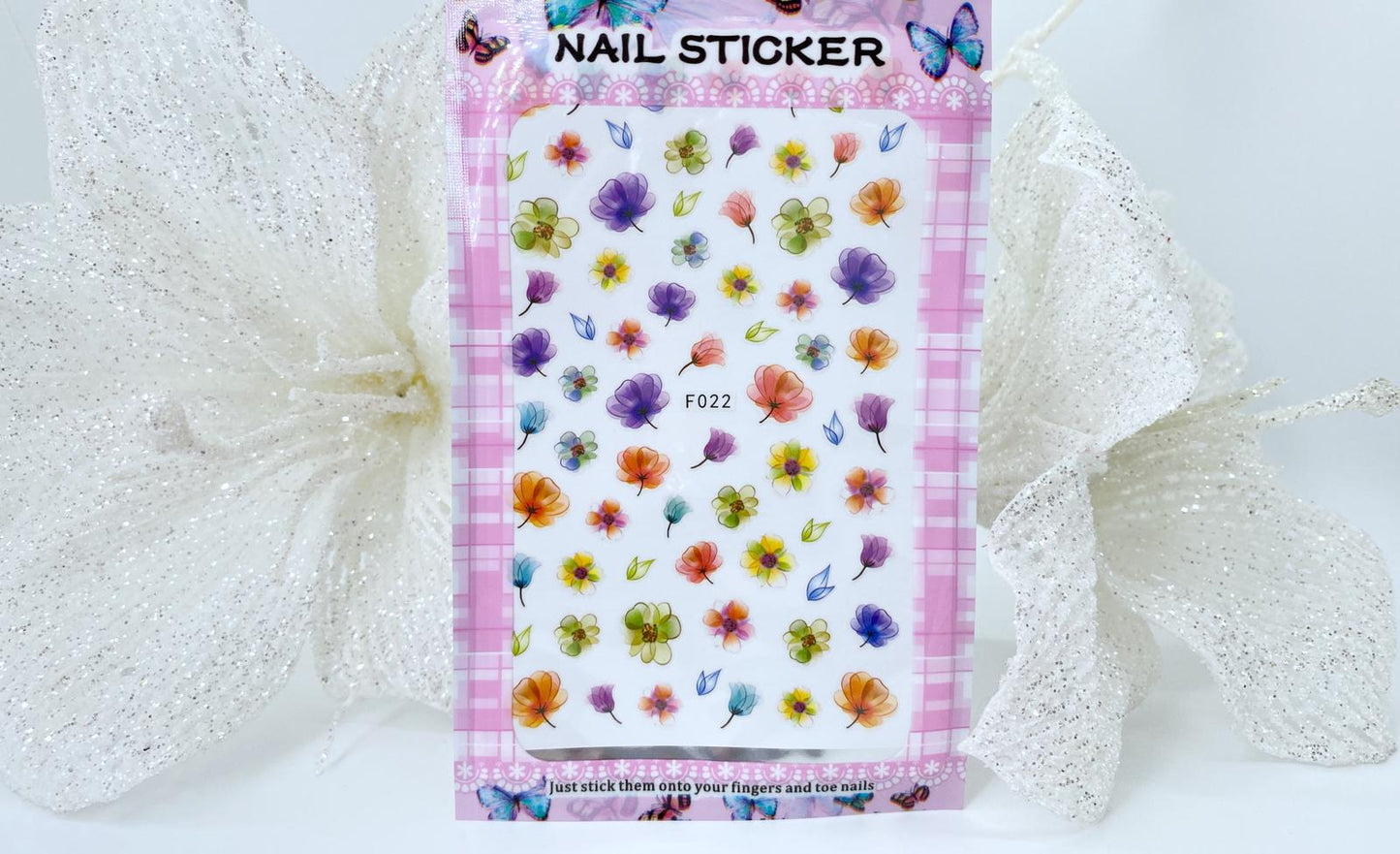 Nail Sticker F022 Flowers